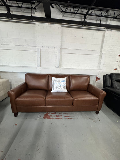 Larsen 2-piece Top Grain Leather Set - Sofa, Chair