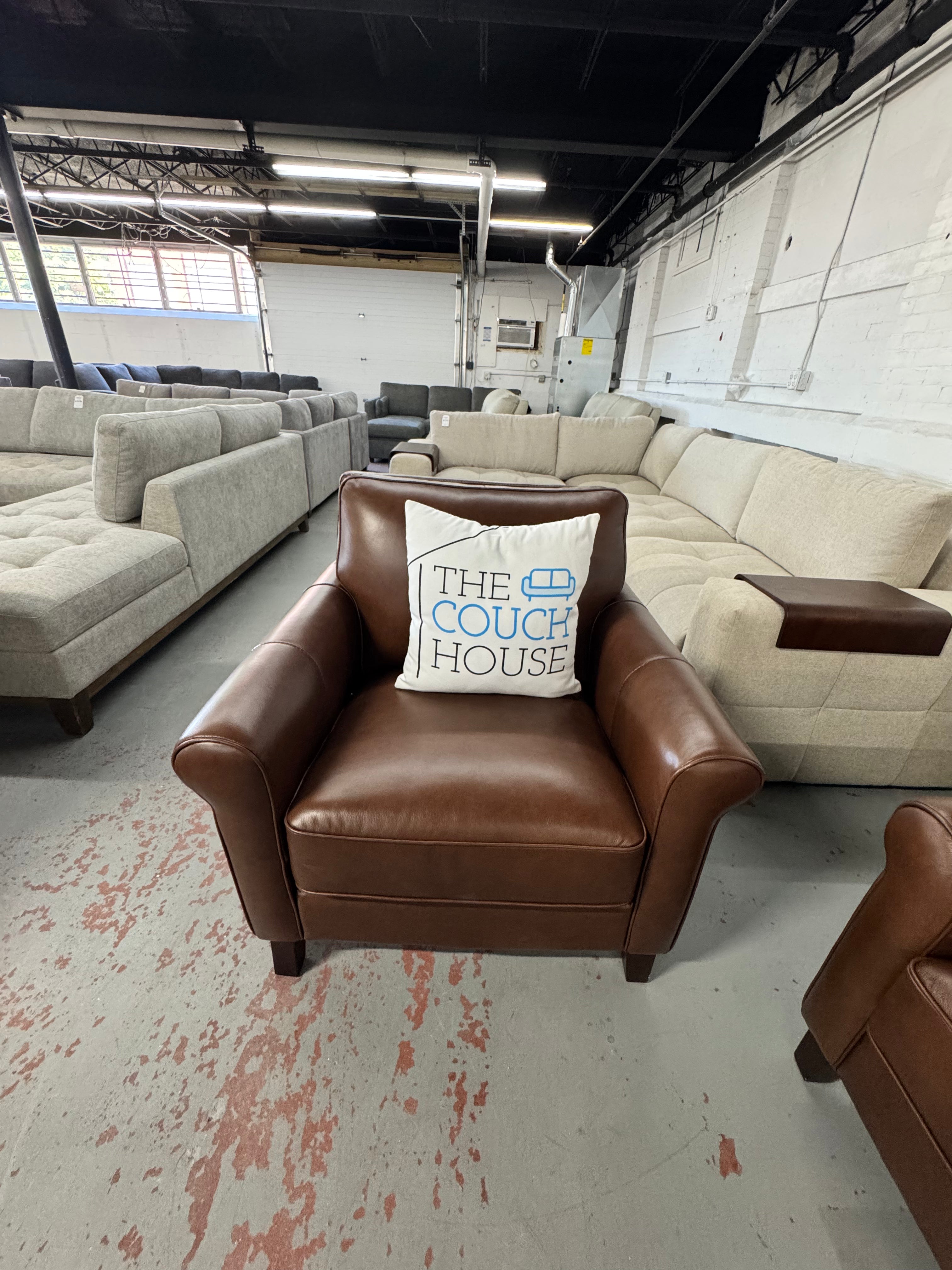 Larsen 2-piece Top Grain Leather Set - Sofa, Chair – The Couch House