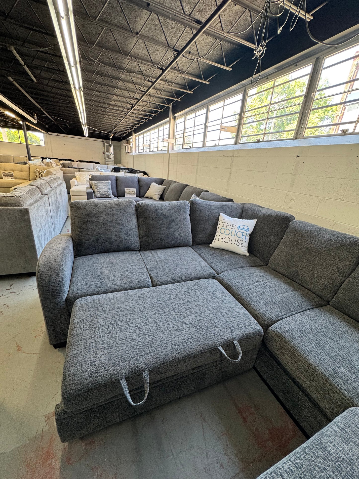 Coddle Aria Sleeper Sectional with Reversible Chaise and Storage