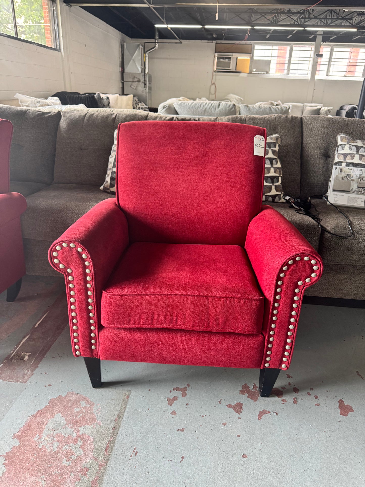 Red Fabric Chairs