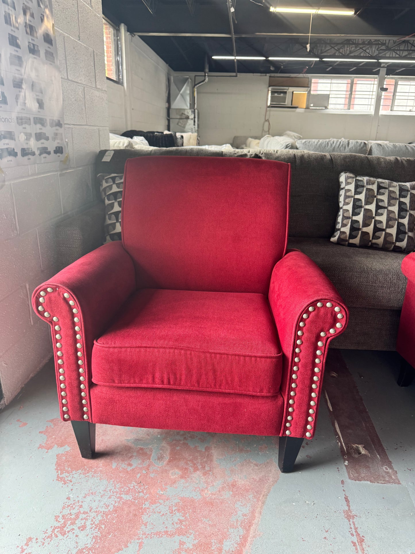 Red Fabric Chairs