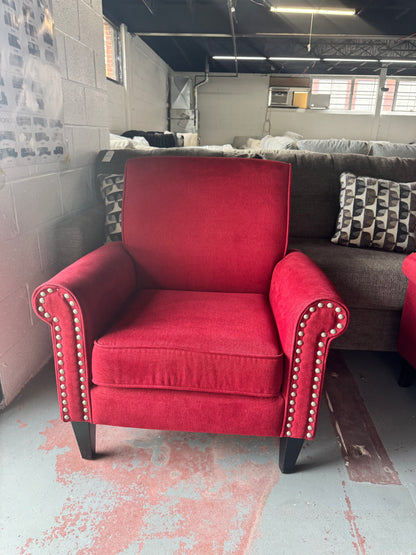 Red Fabric Chairs