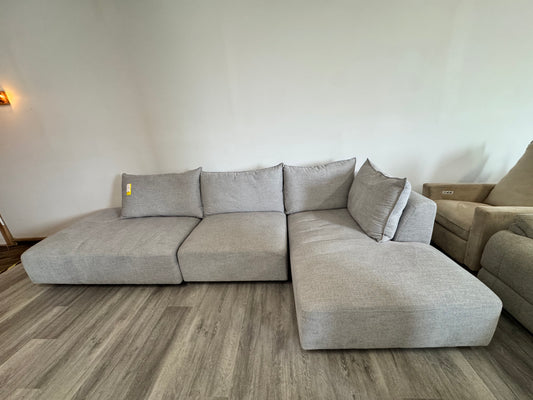 Seccional modular de tela de 3 piezas Macon