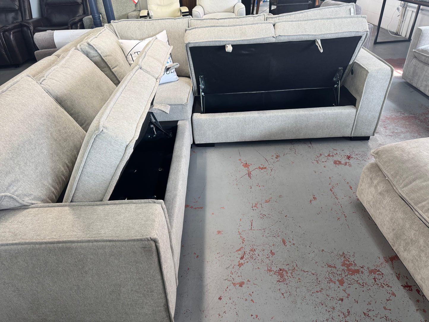 Playmax Double Strorage Sectional