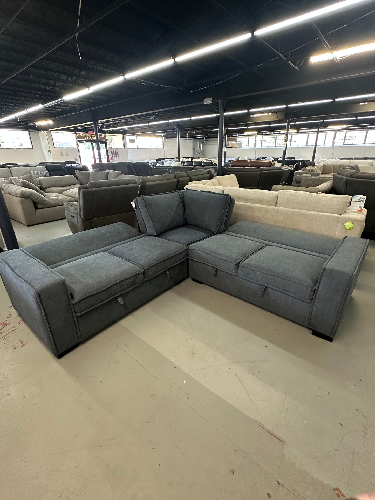 Playmax Sectional with Double Storage