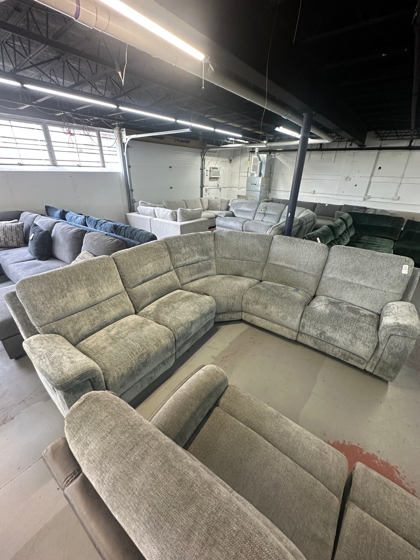Renegade Gray Power Reclining Sectional