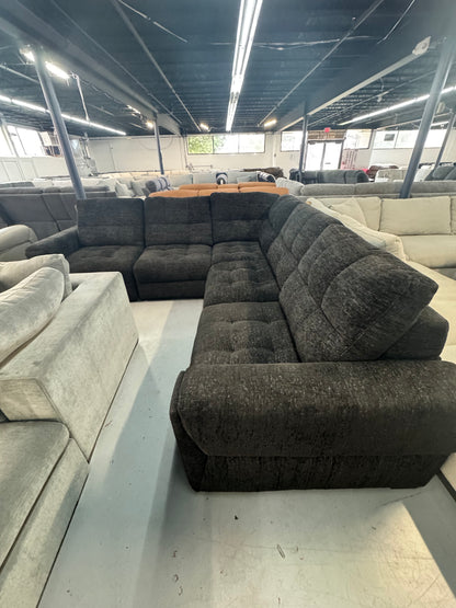 Slider Bob Black Power Sliding Sectional
