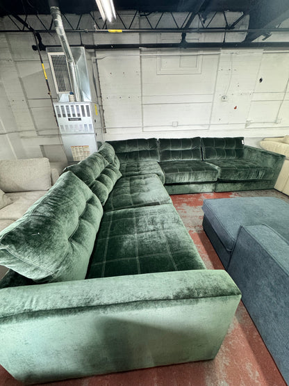 Jewels Emerald 5 Piece Modular Sectional