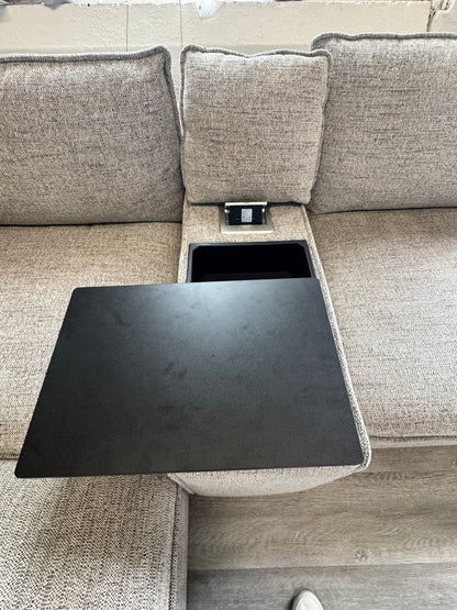 Infinity Gray 6pc Modular Sectional with Console