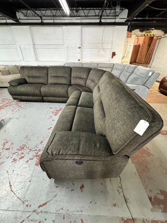 Pacifica Gray Power Reclining Sectional