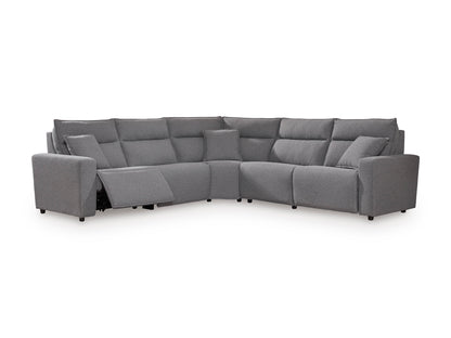 ModMax II 5-Piece Performance Fabric Dual Power Reclining Modular Sectional