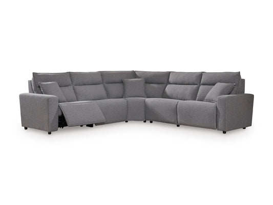 ModMax II 5-Piece Performance Fabric Dual Power Reclining Modular Sectional