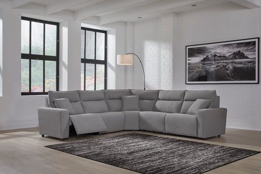 ModMax II 5-Piece Performance Fabric Dual Power Reclining Modular Sectional