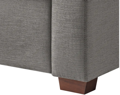 Coddle Luke GRAY Sleeper Sofa with Reversible Chaise and Storage