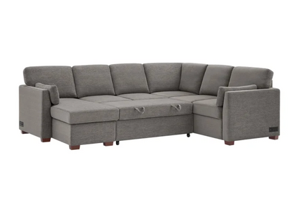 Coddle Luke Sleeper Sectional with Reversible Chaise and Storage
