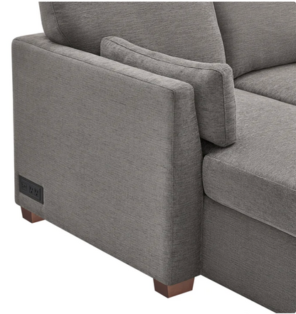 Coddle Luke Sleeper Sectional with Reversible Chaise and Storage