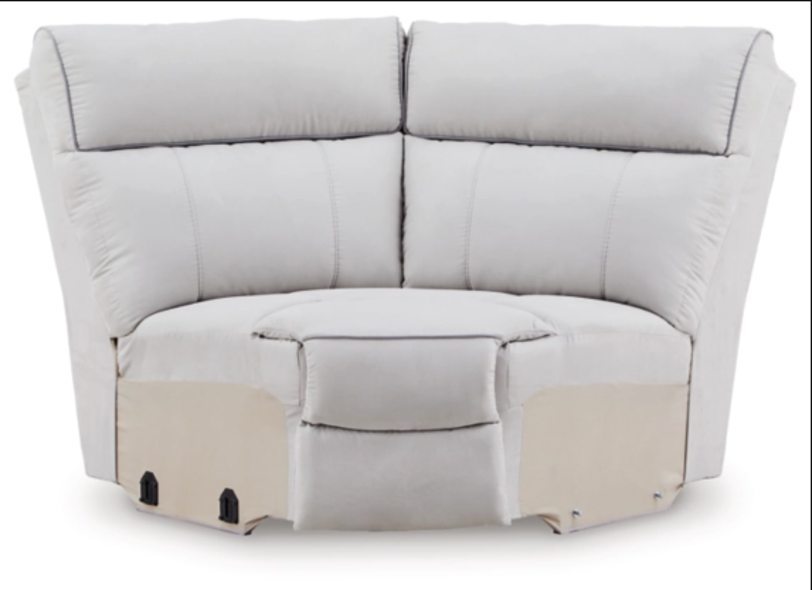 Social Pointe 6-Piece Reclining Sectional with Storage Console