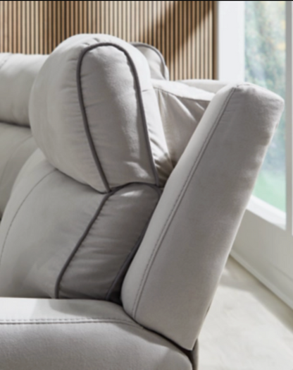 Social Pointe 6-Piece Reclining Sectional with Storage Console