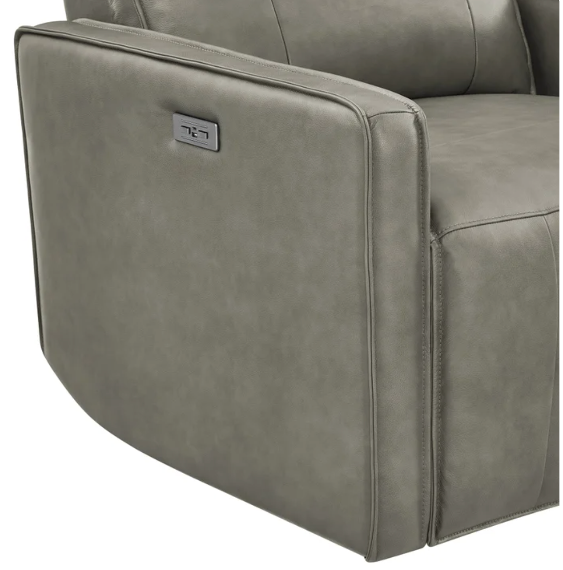 Henredon Keira Leather Zero-gravity Reclining Sofa