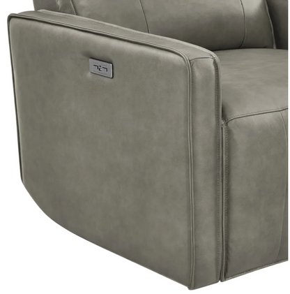 Henredon Keira Leather Zero-gravity Reclining Sofa