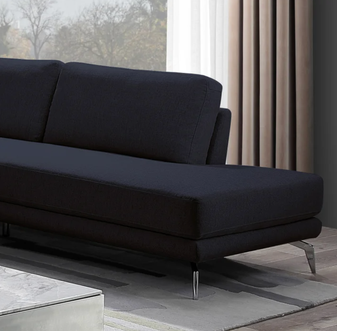 Kyler Fabric Chaise Sectional