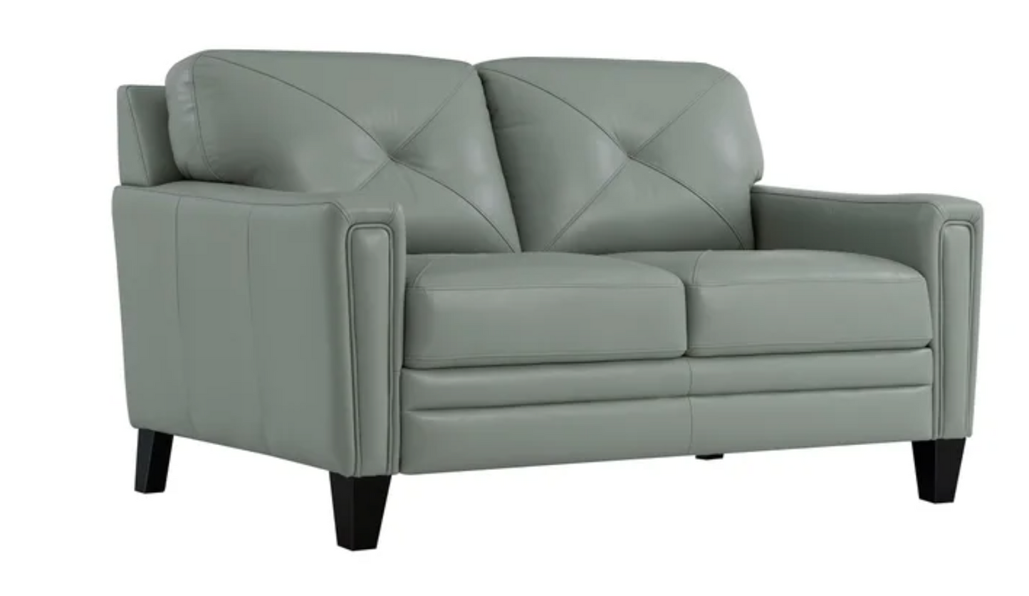 Atmore Top Grain Leather Loveseat