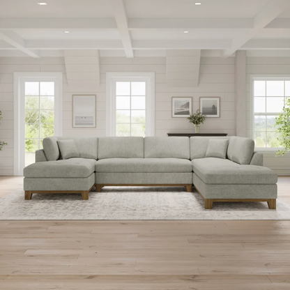 Thomasville Tavish Fabric Sectional with Storage
