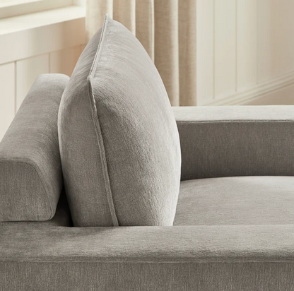 Sereen Fabric Swivel Accent Chair - Taupe