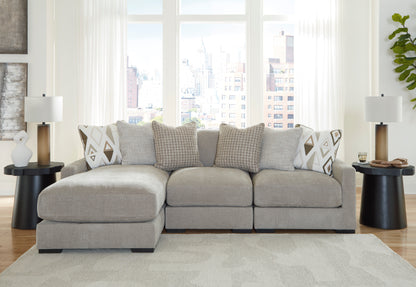 Alison Court 3-Piece Sofa Sectional with Chaise