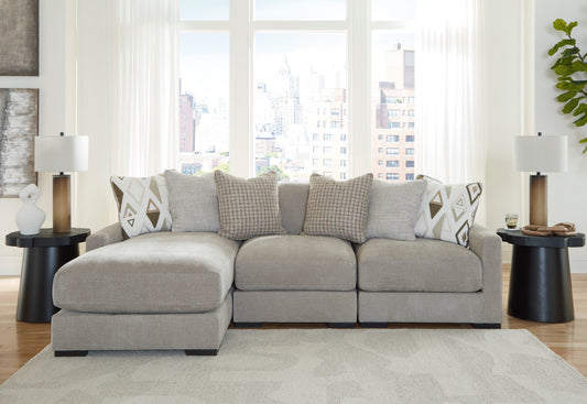 Alison Court 3-Piece Sofa Sectional with Chaise