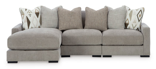Alison Court 3-Piece Sofa Sectional with Chaise