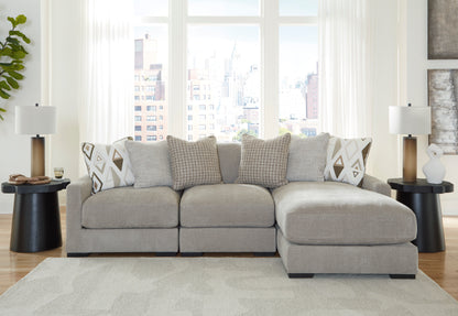 Alison Court 3-Piece Sofa Sectional with Chaise