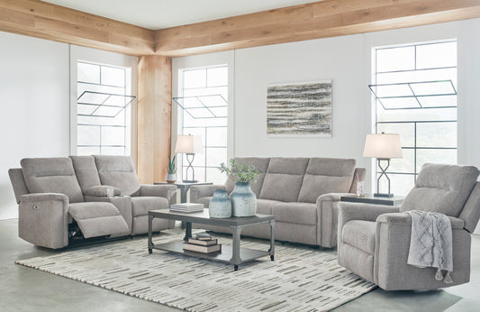 Barnsana Power Recline Sofa and Loveseat