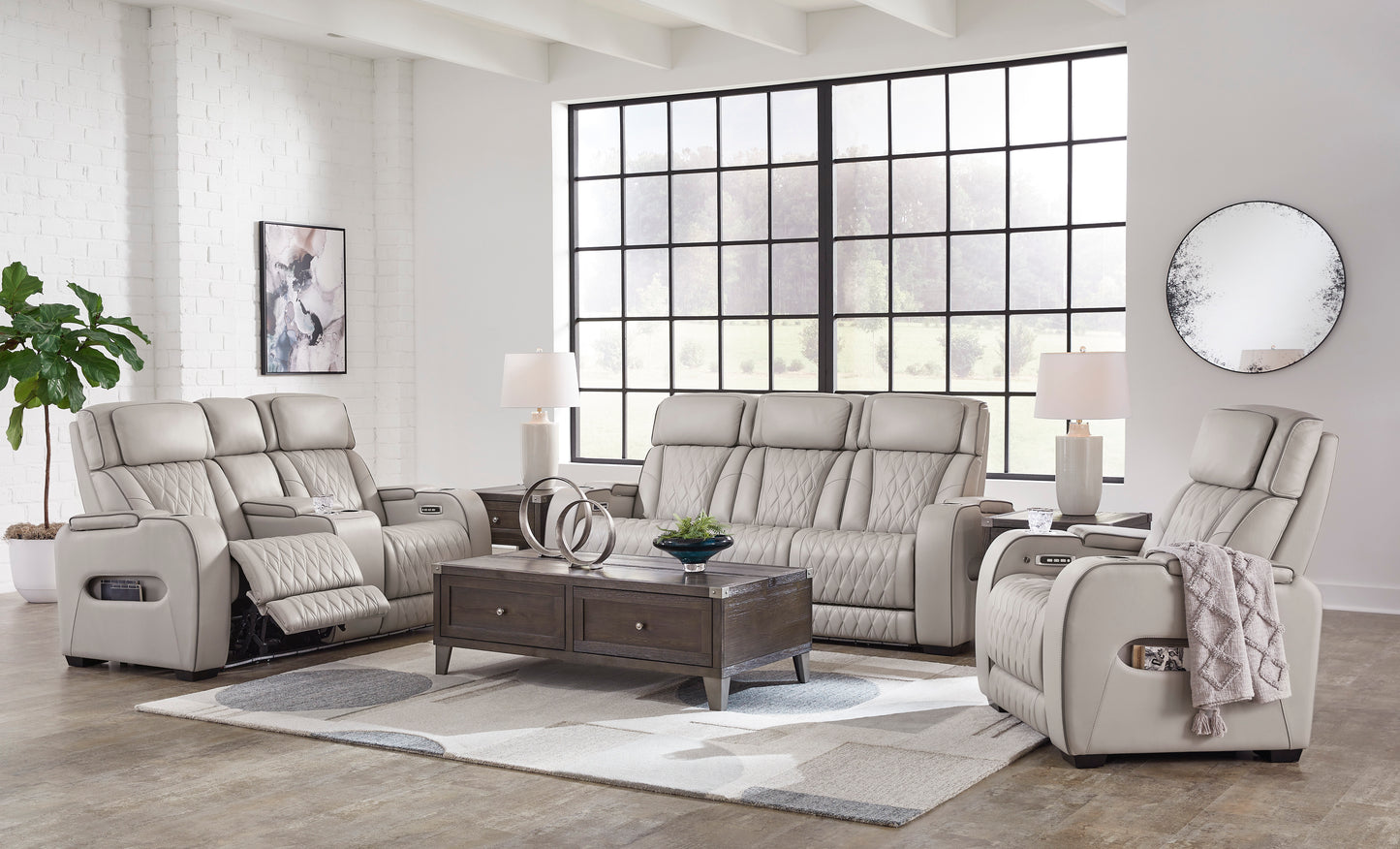 Boyington Power Reclining Sofa & Loveseat