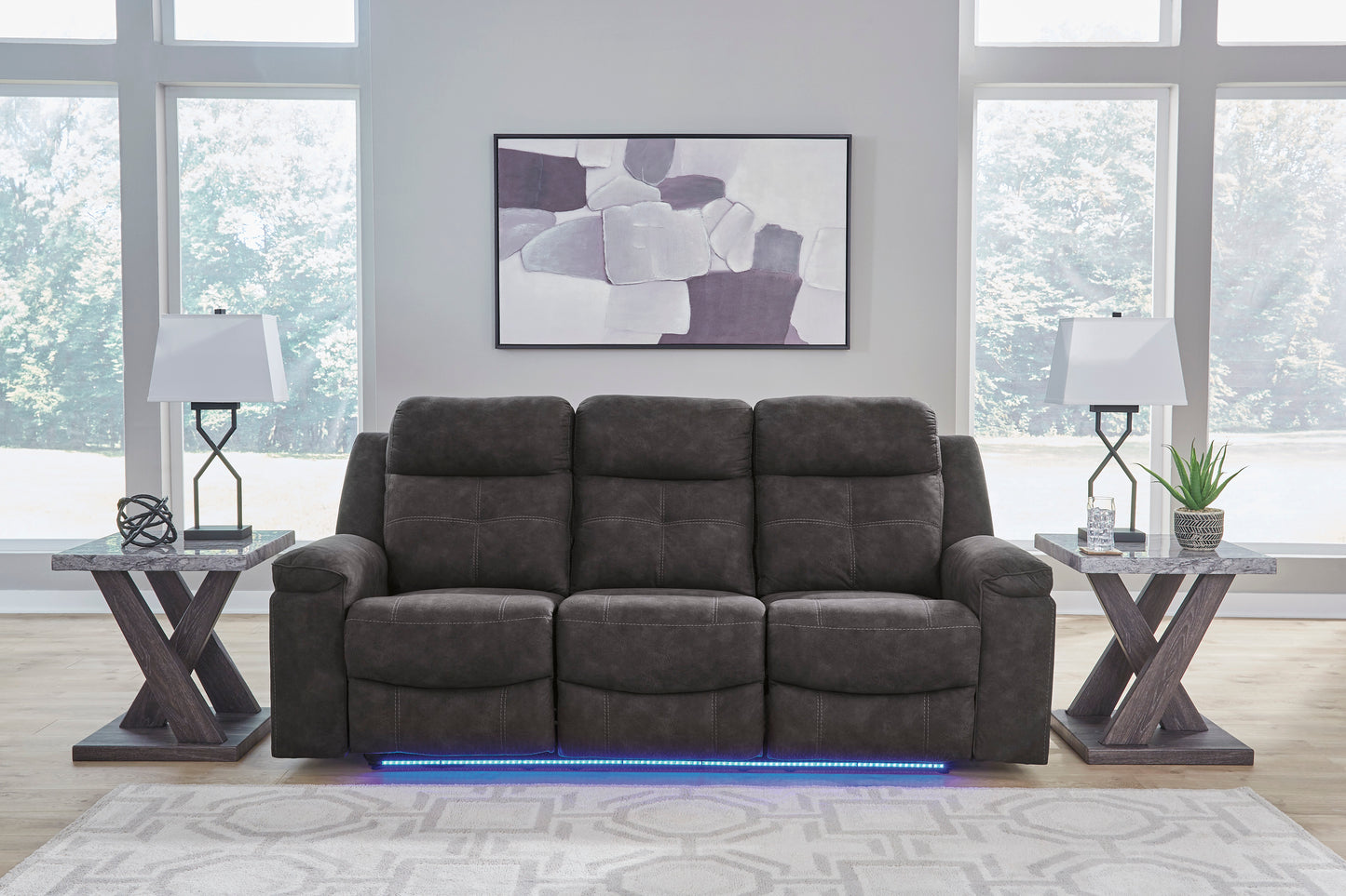 Brysonview ZeroWall Manual Reclining Sofa and Loveseat