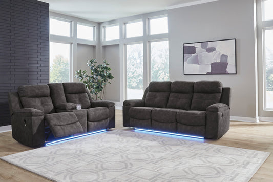 Brysonview ZeroWall Manual Reclining Sofa and Loveseat