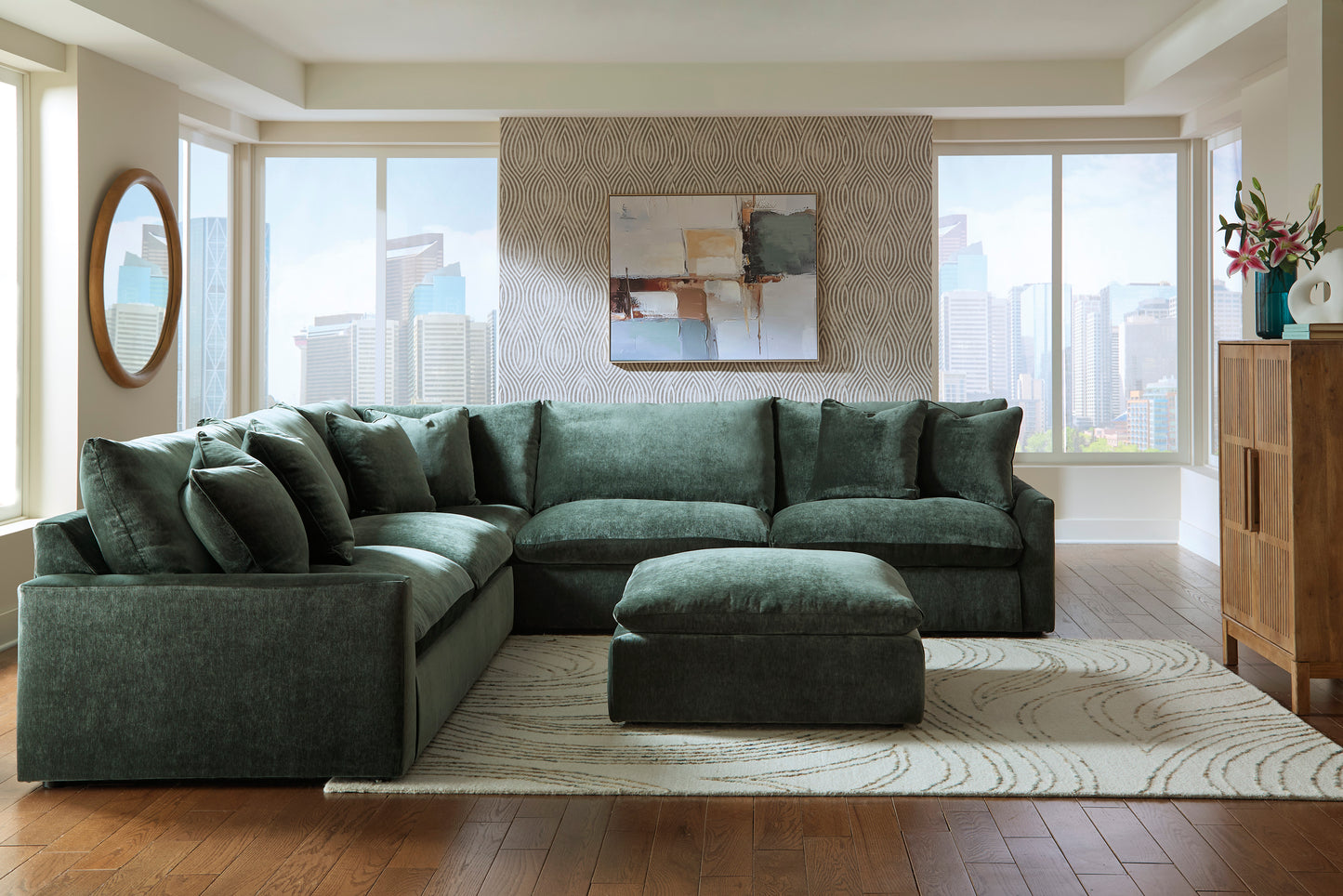 Carriage View 3-Piece Sectional