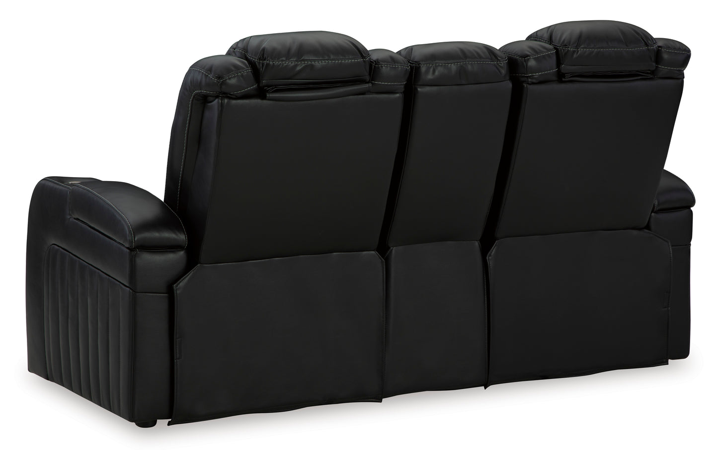 Caveman Den Dual Power Reclining Sofa and Loveseat