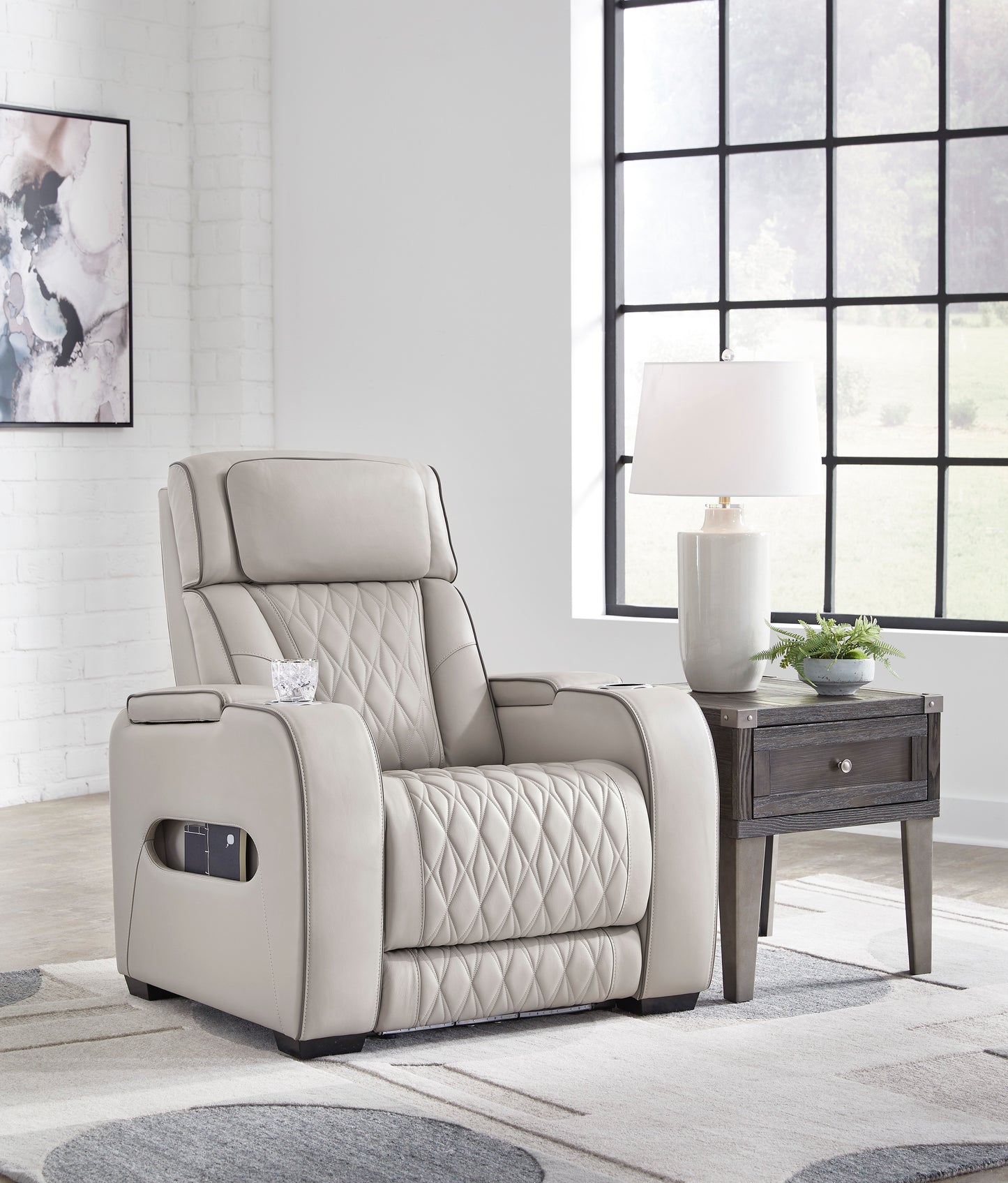 Boyington Power Recliner Chair with Adjustable Headrest