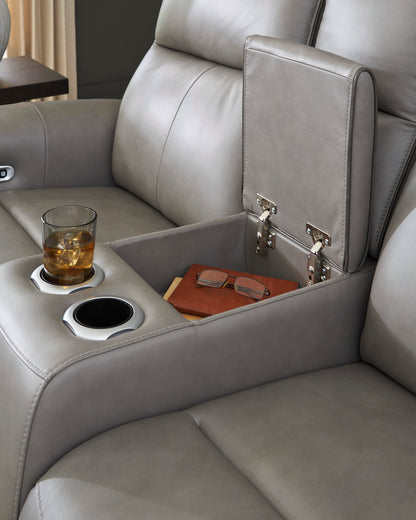 5Z-Comfort Power Recliner Sofa and Loveseat