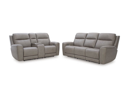 5Z-Comfort Power Recliner Sofa and Loveseat