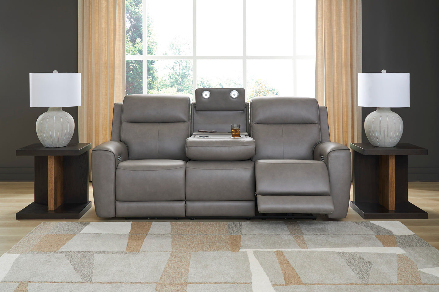 5Z-Comfort Power Recliner Sofa and Loveseat
