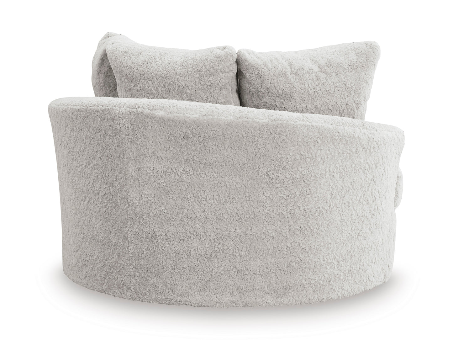 Cuddle Plush Oversized Swivel Accent Chair