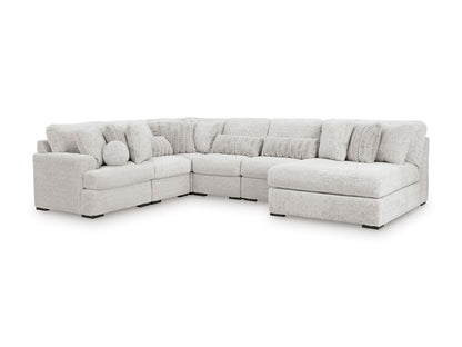 Cuddle Plush 6-Piece Sectional with Chaise