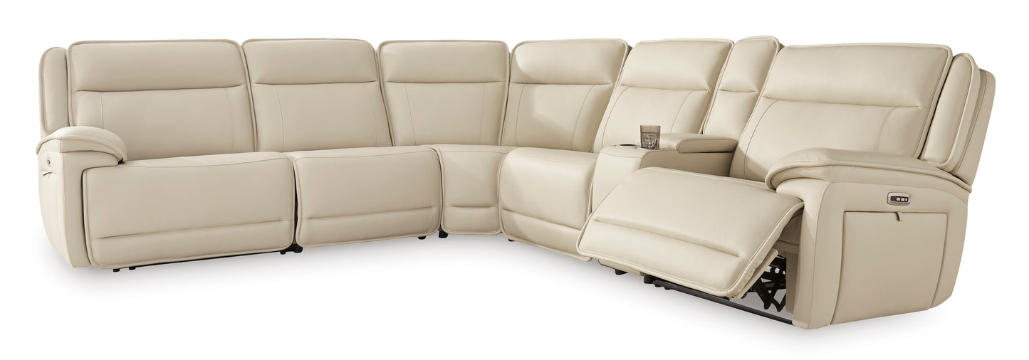 Double Deal 6-Piece Power Reclining Sectional
