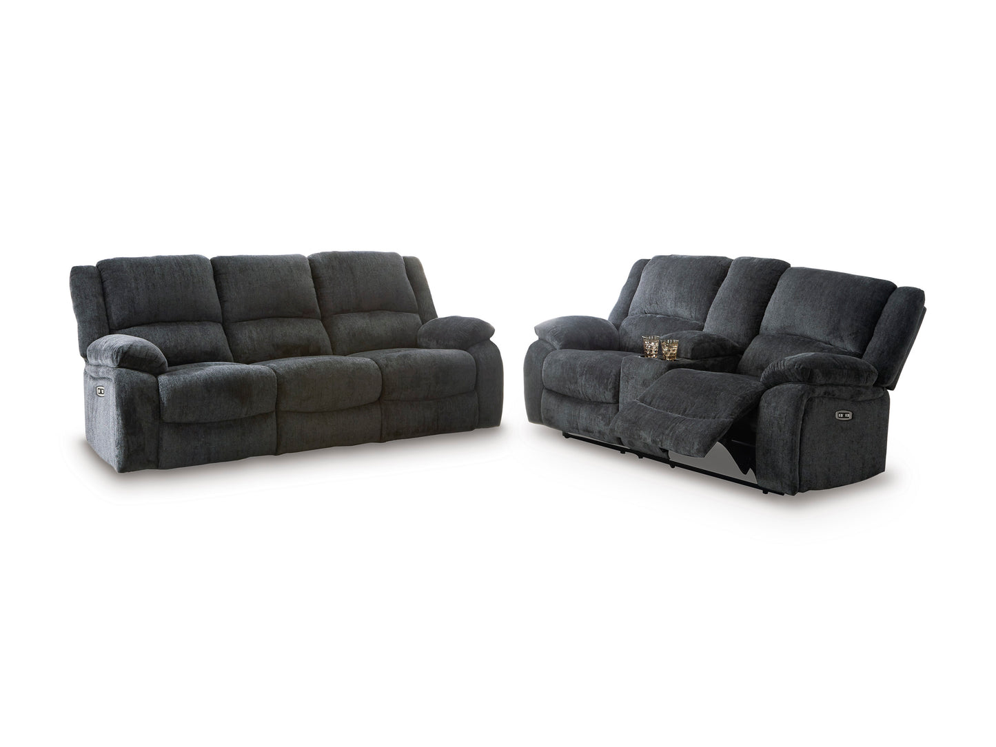 Draycoll Power Reclining Sofa & Loveseat