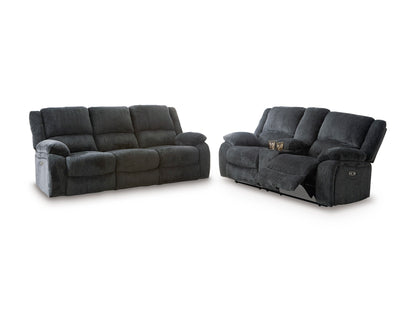 Draycoll Power Reclining Sofa & Loveseat