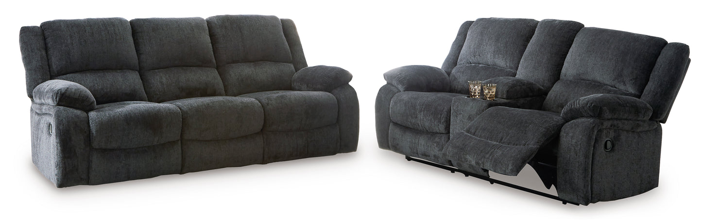 Draycoll Manual Reclining Sofa & Loveseat