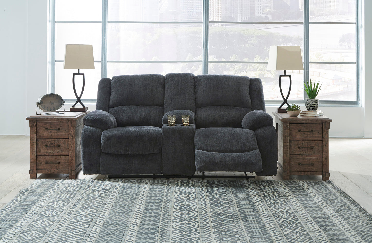 Draycoll Power Reclining Sofa & Loveseat