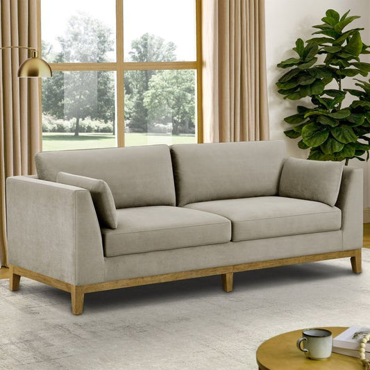 Thomasville Mokena Fabric Stationary Sofa with Storage - Tan